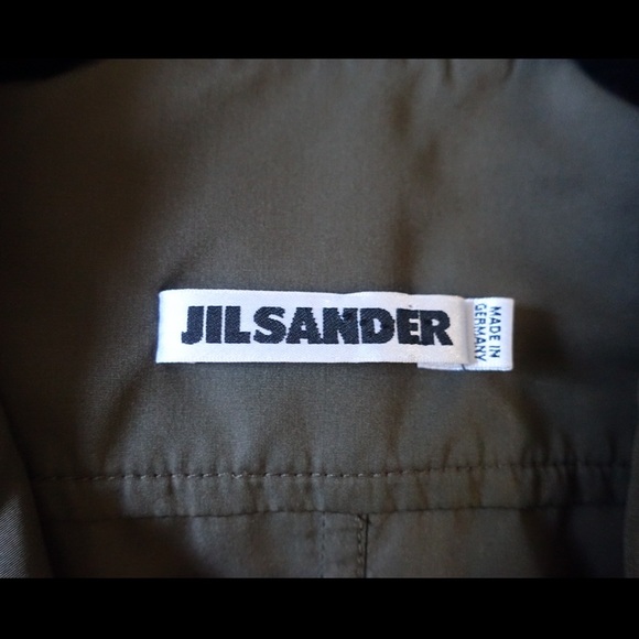 Nil Sander Olive Jacket LIKE NEW - Picture 3 of 5